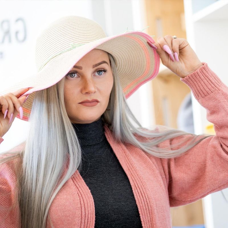 Avvi cardigan, lang modell