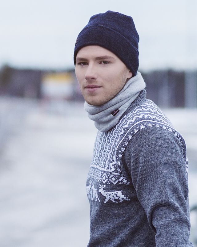 Bivvil lue med brett denim
